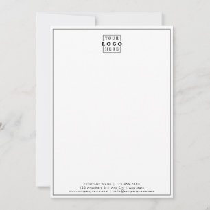 Tarjeta Pequeña Nombre de la compañía con logotipo comercial simpl