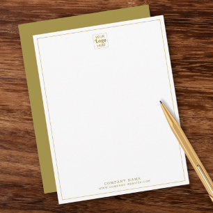 Tarjeta Pequeña Nombre de la empresa con logotipo personalizado de