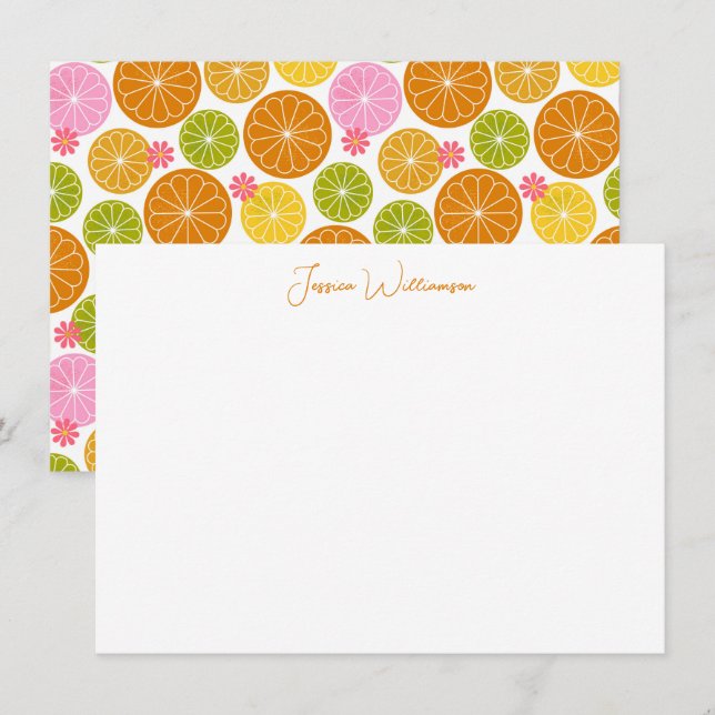 Tarjeta Pequeña Nombre de la propiedad personalizada de la fruta g (Anverso / Reverso)