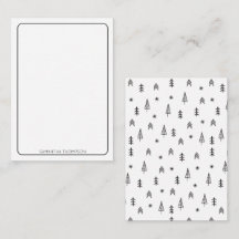 Nombre del patrón del bosque blanco de invierno mi