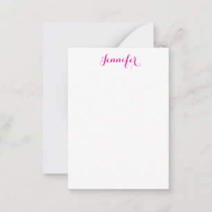 Tarjeta Pequeña Nombre minimalista moderno elegante profesional