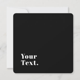 Tarjeta Pequeña Nombre moderno retro editable elegante (u otro tex