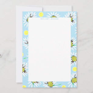 Tarjeta Pequeña Nombre personalizado amarillo azul negrita Pastel