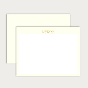 Tarjeta Pequeña Nombre personalizado con Serif de lujo para regala