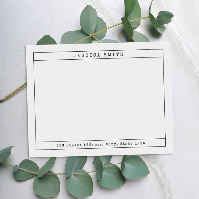 Tarjeta Pequeña Nombre personalizado de máquina de escribir de vin (Subido por el creador)