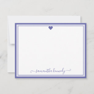 Tarjeta Pequeña Nombre personalizado del corazón de la moda Girly 