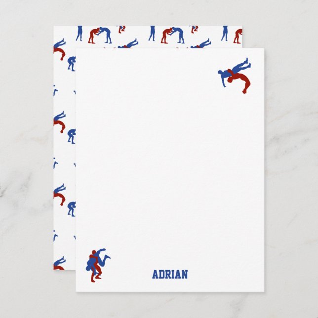 Tarjeta Pequeña Nombre personalizado del estilo libre Greco Roman  (Anverso / Reverso)