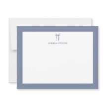 Nombre Personalizado Lazo Dusty Blue