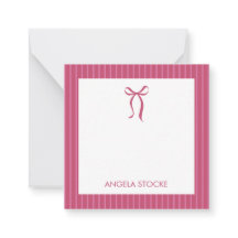 Nombre Personalizado Lazo Rosa