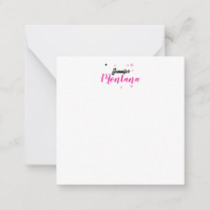 Tarjeta Pequeña Nombre profesional elegante moderno minimalista