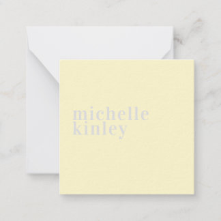 Tarjeta Pequeña Nombre profesional simple y moderno personalizado