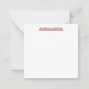 Tarjeta Pequeña Nombre propio Minimalista Profesional Tendencia Si