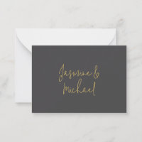 Nombres de Pareja Lovely Chic Caligrafía Gris y Do