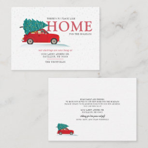 Tarjeta Pequeña Nos Mudamos A Una Nueva Casa De Vacaciones