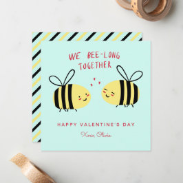 Tarjeta Pequeña Nosotros Abeja-tenemos Juntos Niños Lindos Día de 