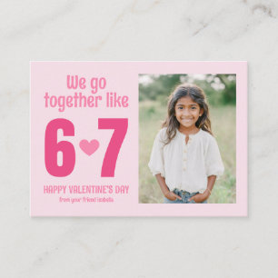 Tarjeta Pequeña Nosotros Vamos Junto Como Foto de Niños 6 7 del Dí