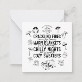 Tarjeta Pequeña Note Card