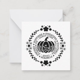 Tarjeta Pequeña Note Card