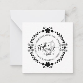 Tarjeta Pequeña Note Card