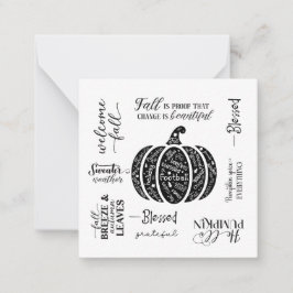 Tarjeta Pequeña Note Card