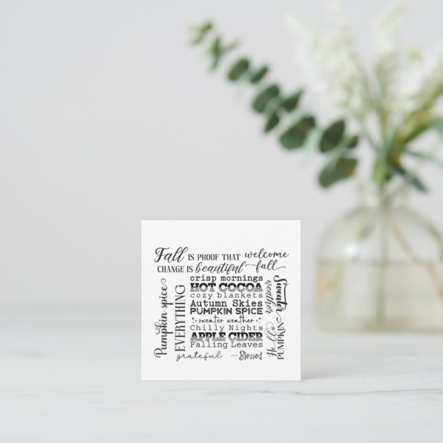 Tarjeta Pequeña Note Card (Anverso de pie)