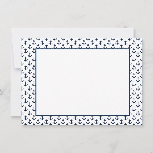 Tarjeta Pequeña Note Card Anchor (Anverso)