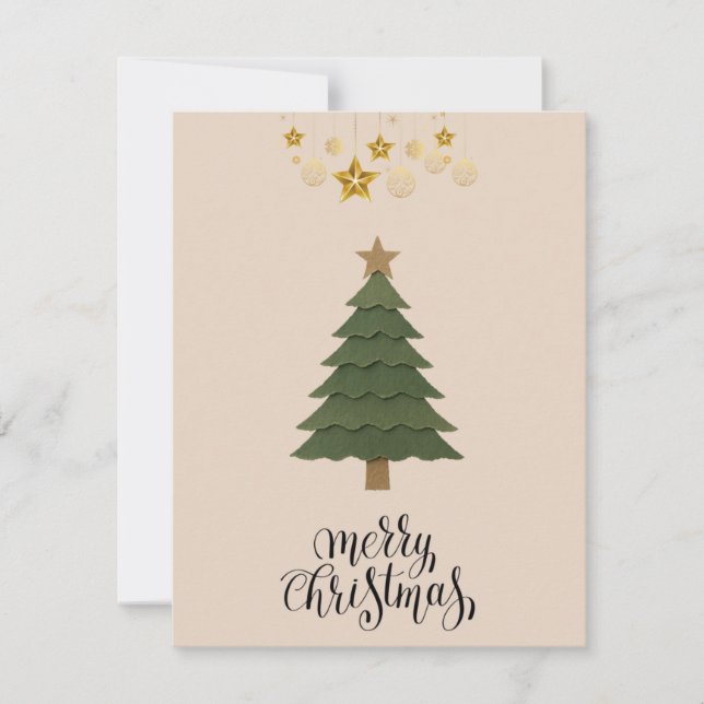Tarjeta Pequeña Note Card Christmas  (Anverso)
