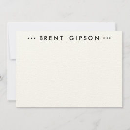 TARJETA PEQUEÑA NOTECARD ESTACIONARIO