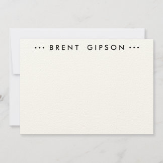 TARJETA PEQUEÑA NOTECARD ESTACIONARIO