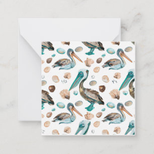 Tarjeta Pequeña Notecard Pelican