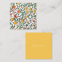 NOTECARIO PLANO : WILLIAM MORRIS ; POMEGRANADOS