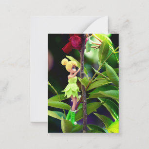 Tarjeta Pequeña Notecas de hadas de mariposa monarca