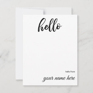 Tarjeta Pequeña Notecnológicos de Hola personalizados