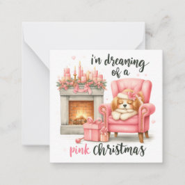 Tarjeta Pequeña Notelets de Navidades de corte