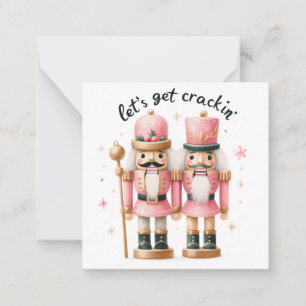 Tarjeta Pequeña Notelets de Navidades de corte