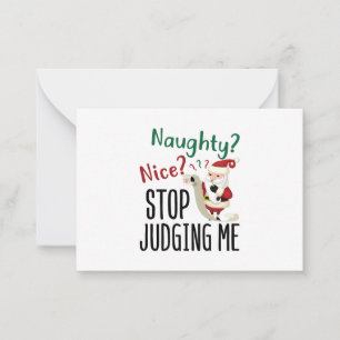 Tarjeta Pequeña Ntrísima Niza Dejar De Juzgarme A Navidades Divert