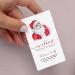 Tarjeta Pequeña Nuevo hogar para Navidades MINI SIZE vacaciones mu<br><div class="desc">Moderno y divertido hogar nuevo para las vacaciones Navidades tarjeta de invitación móvil SMALL con una imagen tradicional de Santa Claus y un elegante y moderno guión de escritura a mano rojo oscuro de tipografía de borgoña.           Fácil de personalizar con tu texto,  nueva dirección y firma!             Mayores tamaños disponibles.</div>