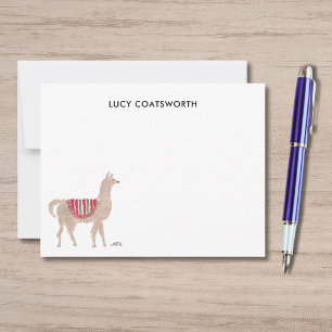 Tarjeta Pequeña Obra de arte de animales del Boho personalizada de