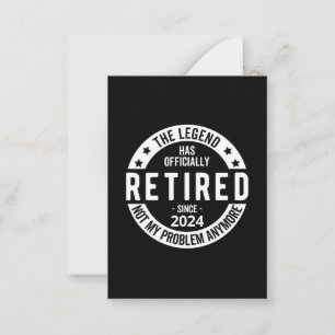 Tarjeta Pequeña oficialmente retirado 2024