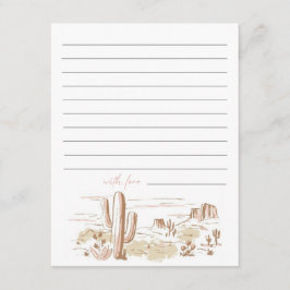 Tarjeta Pequeña Oh Baby Cowgirl Baby Shower Advice 