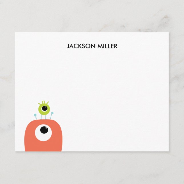 Tarjeta Pequeña Ojos en ti | Papelería personalizada A2 (Anverso)