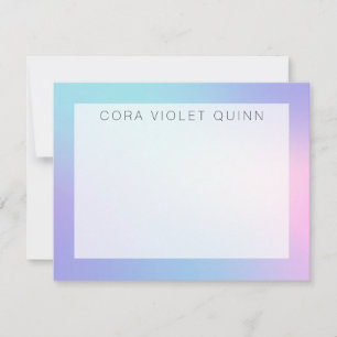 Tarjeta Pequeña Ombre holográfico