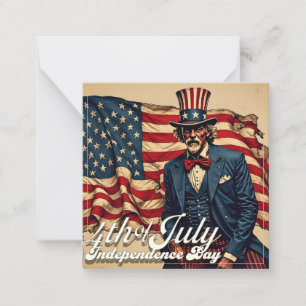 Tarjeta Pequeña Orgulloso Alma del 4 de julio