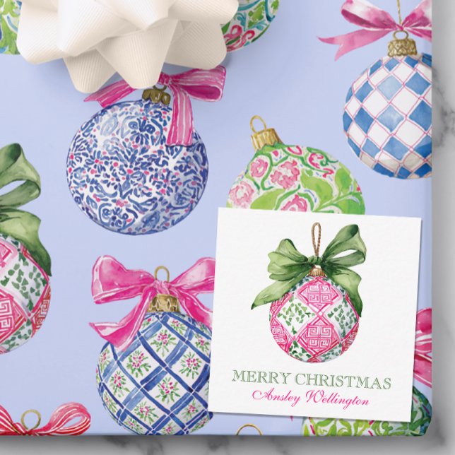 Tarjeta Pequeña Ornamentos de adormidera de Navidades (Subido por el creador)