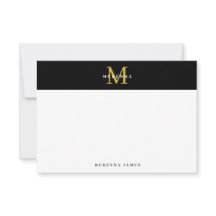 Oro Negro Minimalista Elegante Sencillo Moderno co