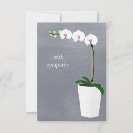 Tarjeta Pequeña Orquídea | Con compasión