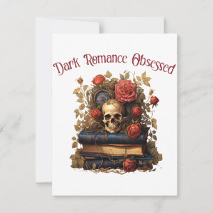 Tarjeta Pequeña Oscuro Romance Obsesivo
