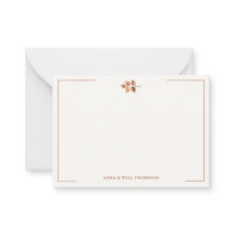 Otoño Sale Terracotta Pareja Elegante De Bodas