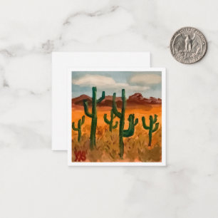 Tarjeta Pequeña Paisaje del desierto