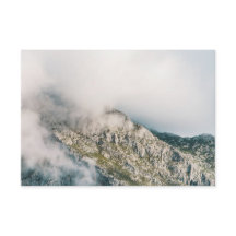 Paisaje montañoso y nombre personalizado (para él)
